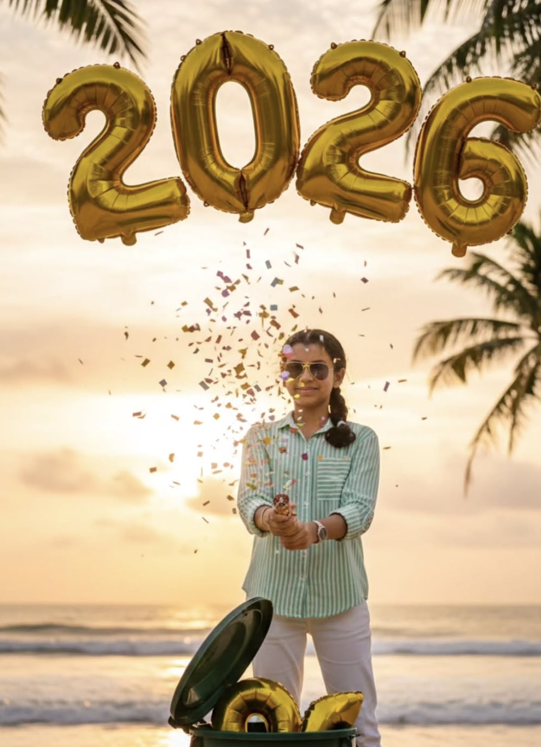 '2026' balloon New Year - AI Prompt