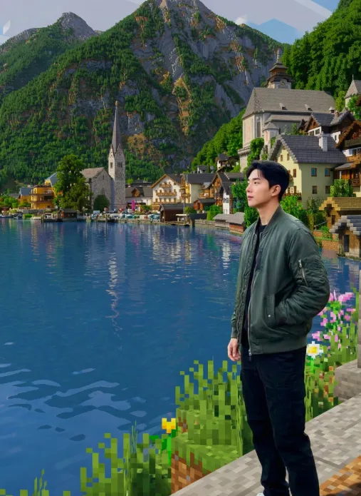 Blockworld Blend - AI Prompt