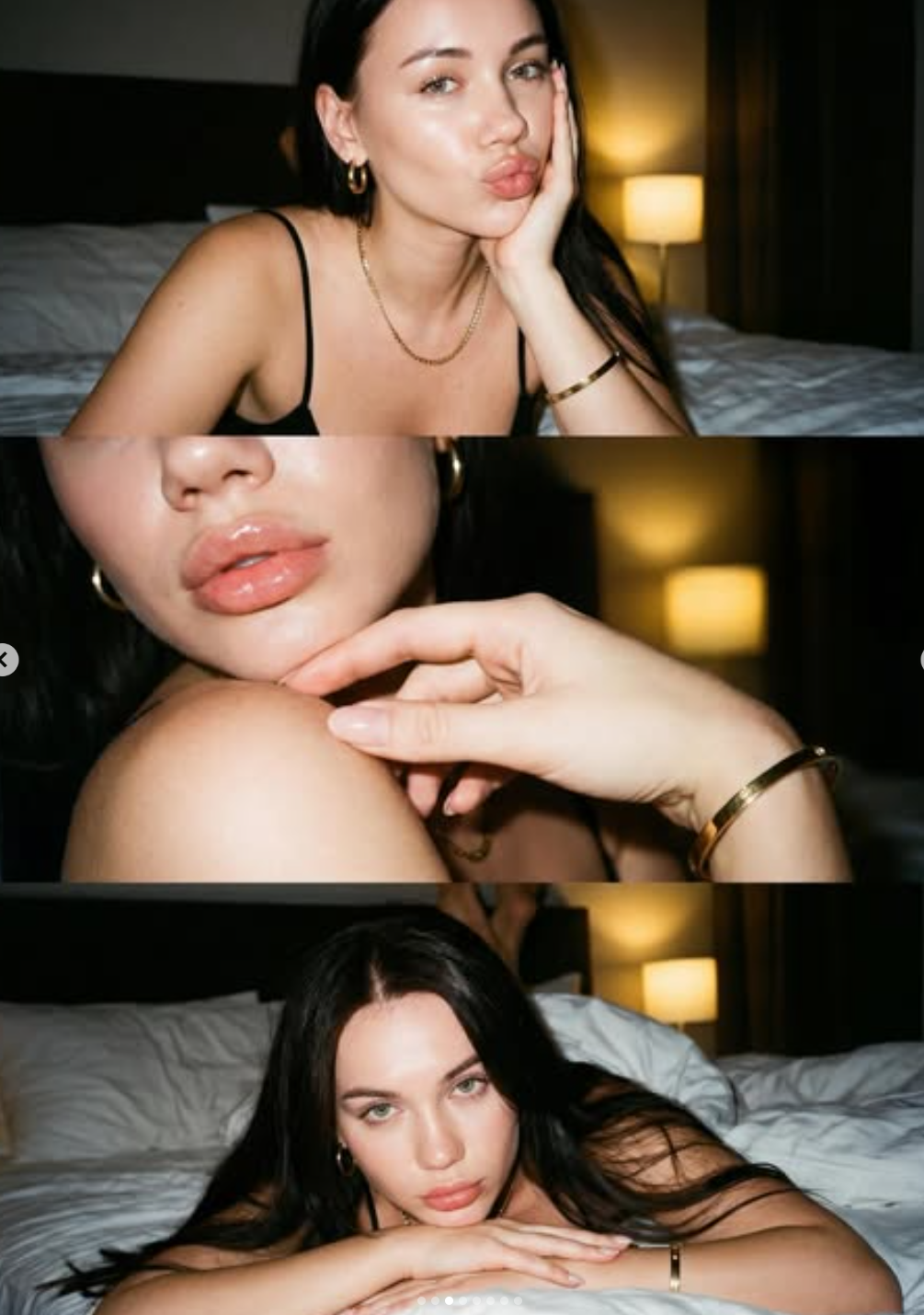 Cinematic Night Glam Vertical Collage - AI Prompt