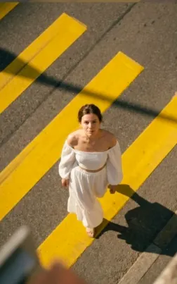 Crosswalk Gaze - AI Prompt