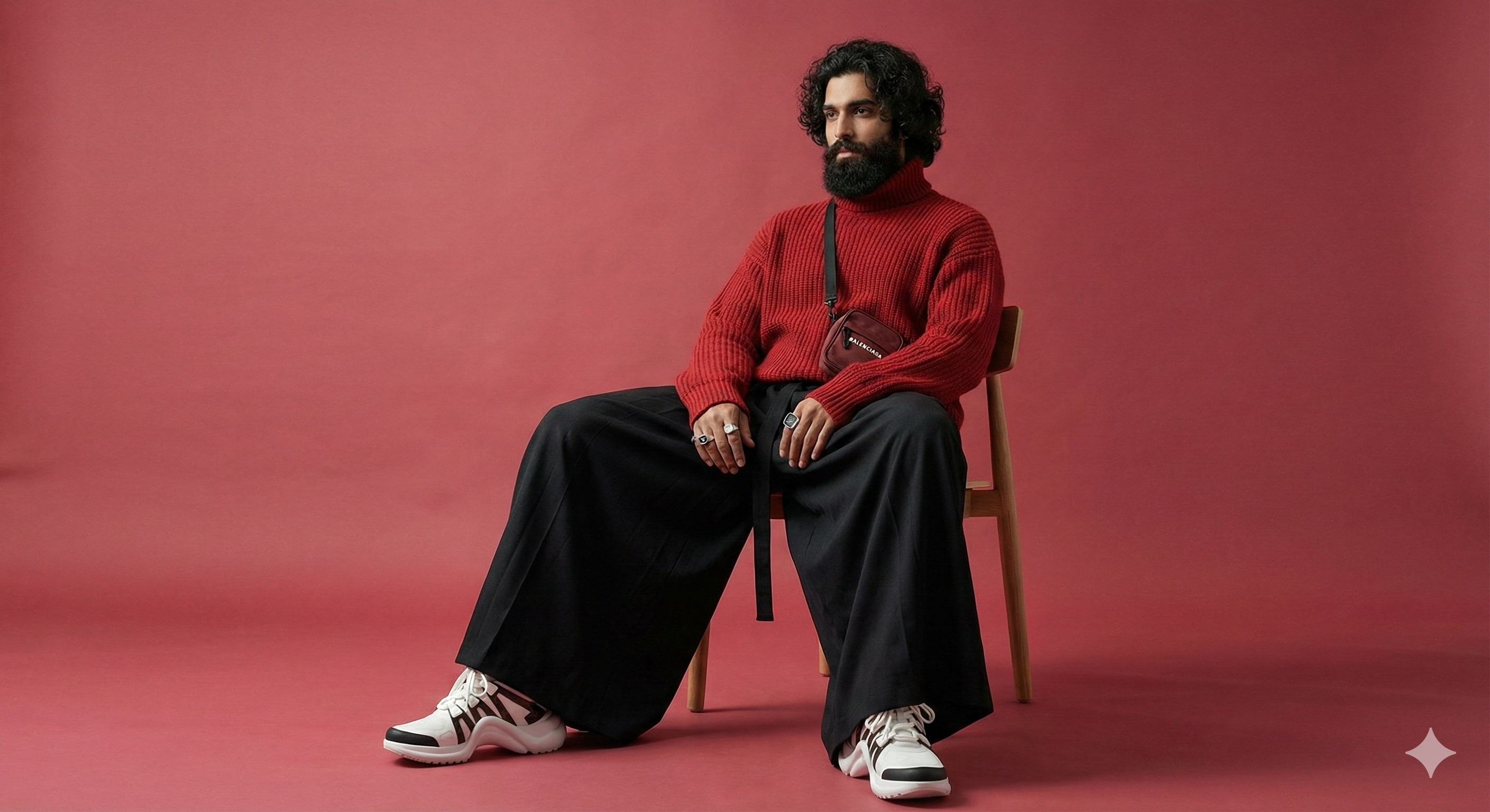 Fashion editorial photograph - AI Prompt