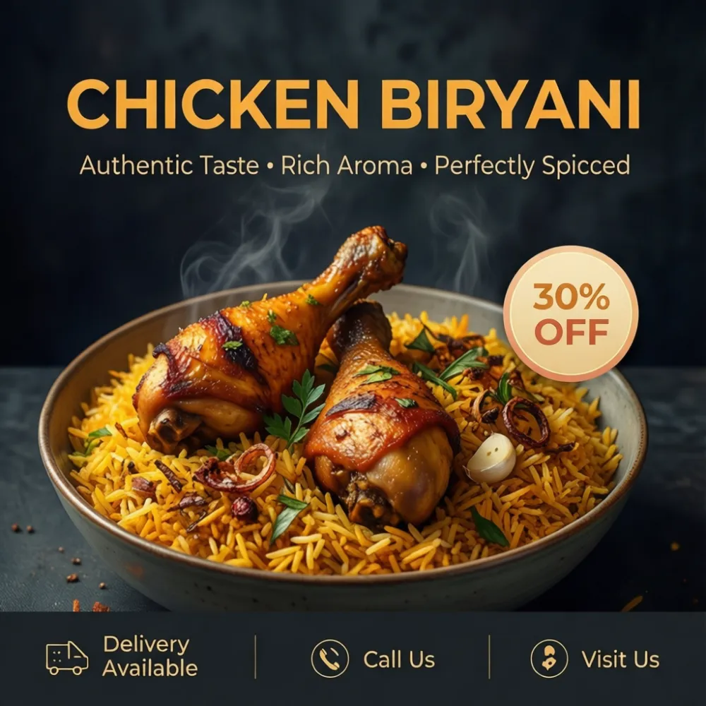 Food design biryani - AI Prompt