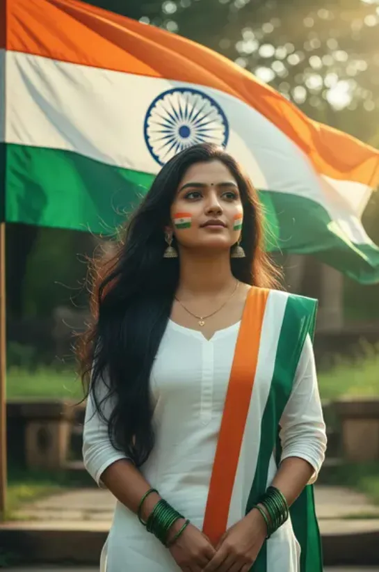 Girl Republic day - AI Prompt