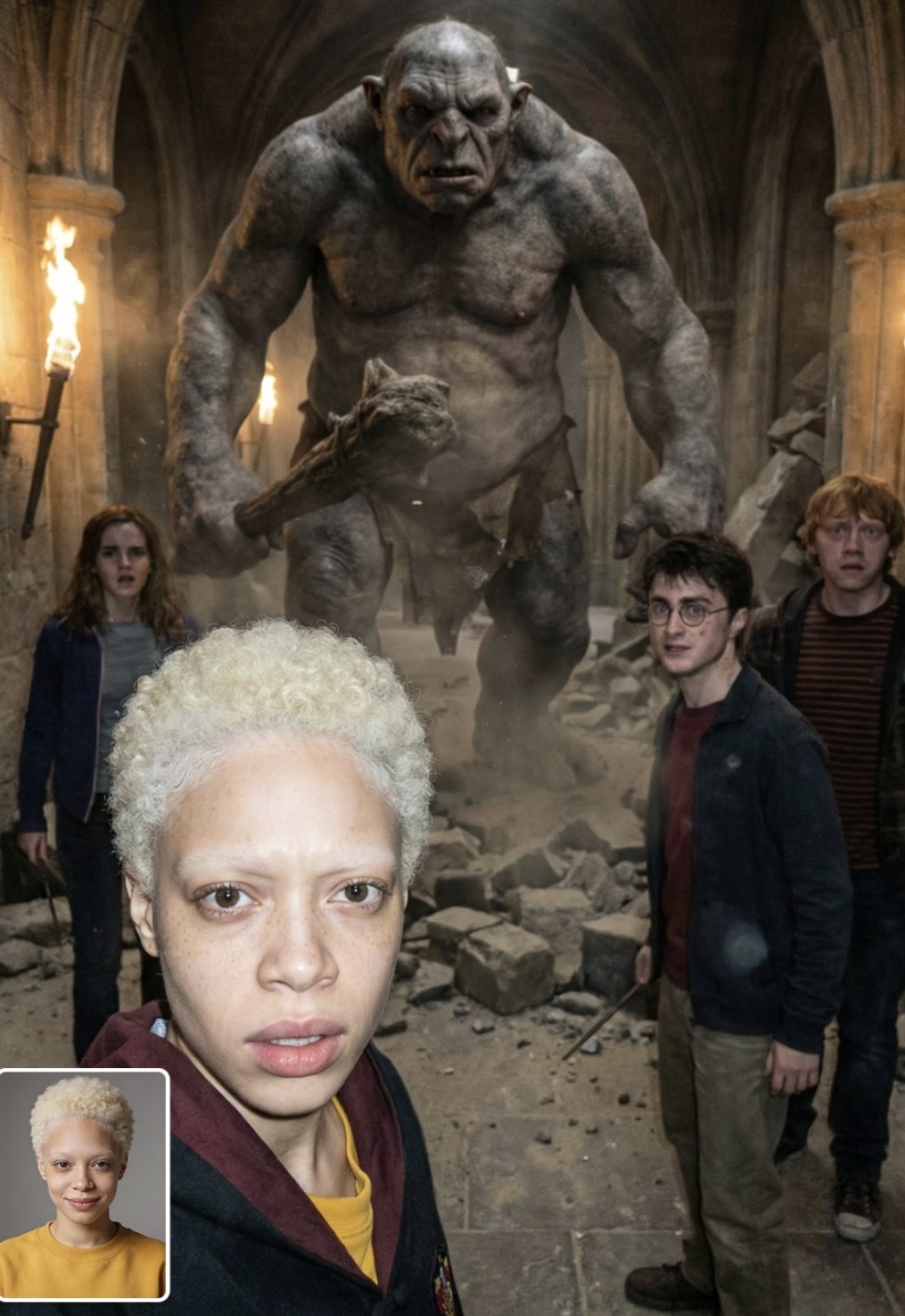 Hogwarts corridor - AI Prompt