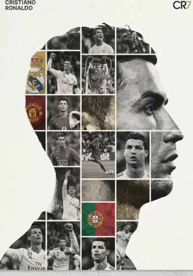 Luxury Monochrome Dual Exposure Tribute Poster - AI Prompt