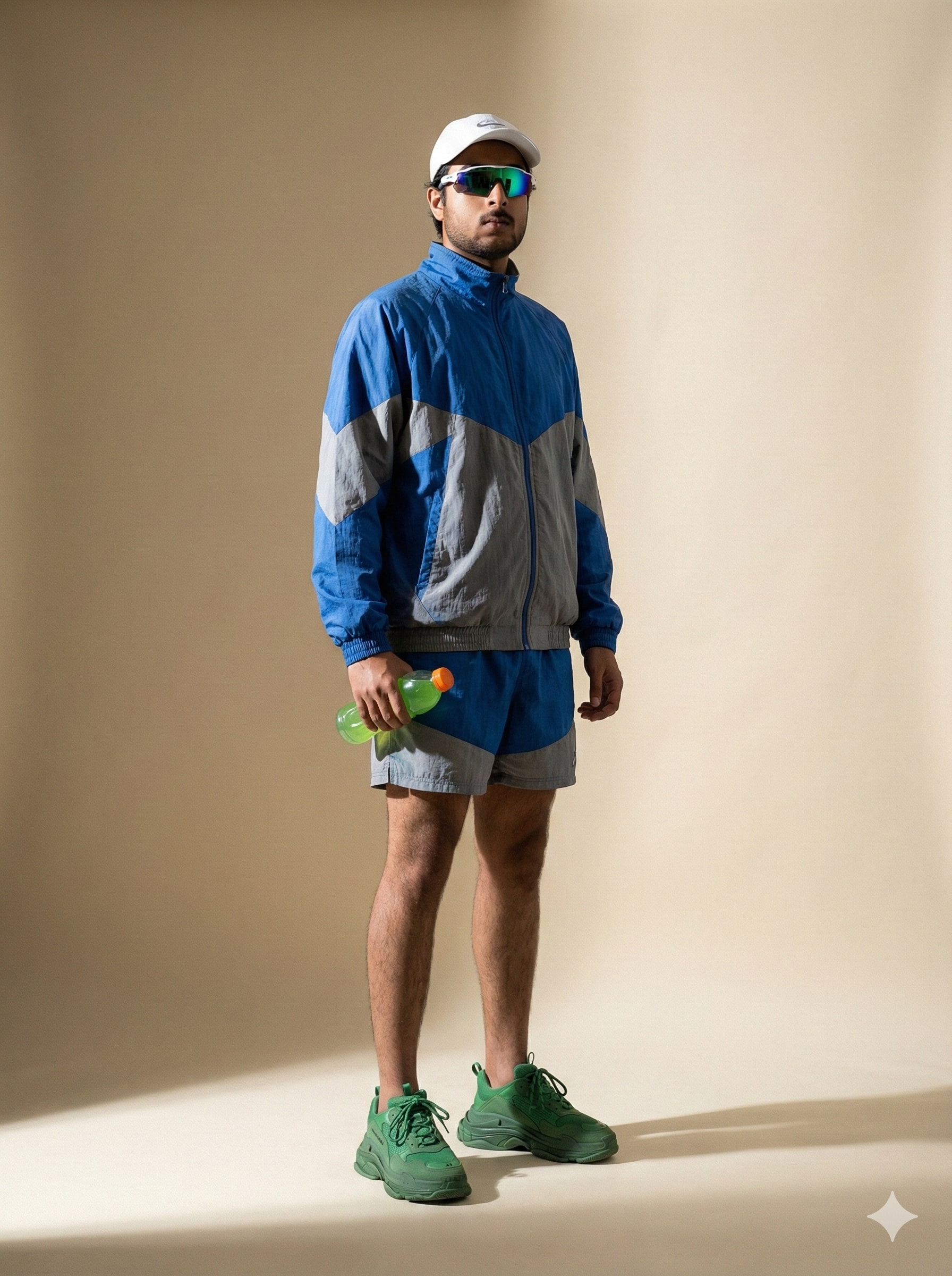 male model in shorts - AI Prompt