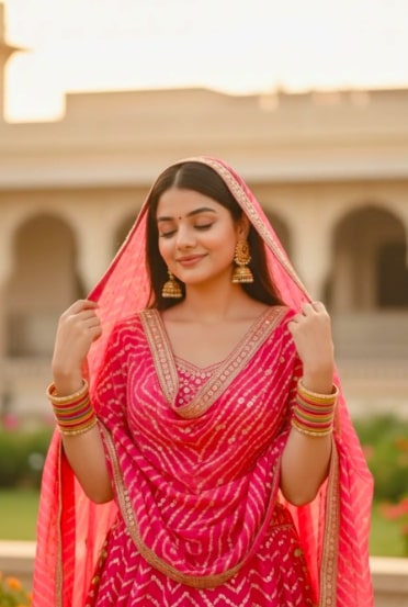 Rajasthani Lahariya Love Moment - AI Prompt