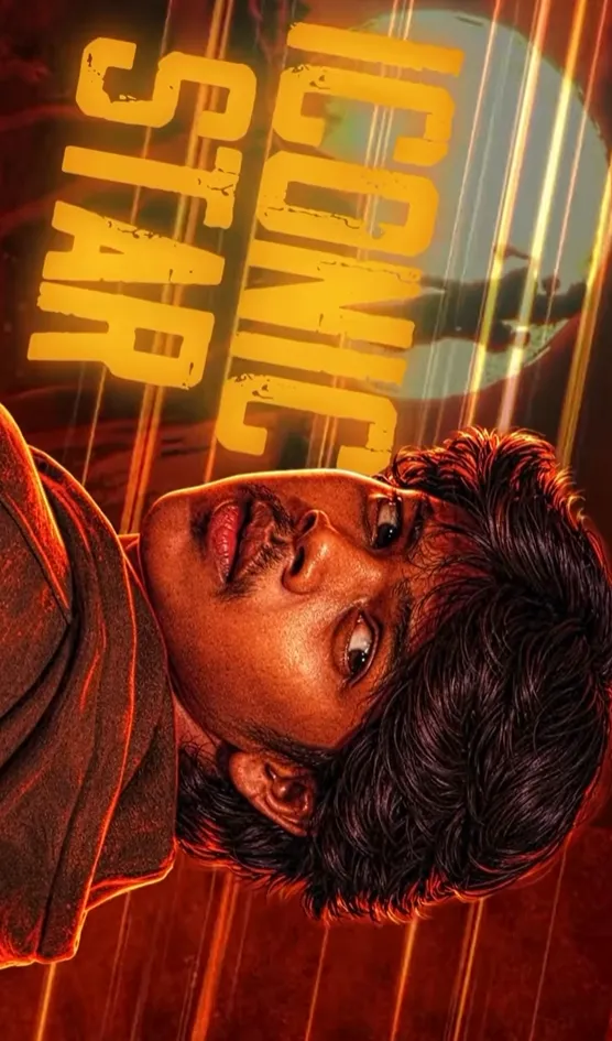 Red Tamil Gangster Cinematic Poster - AI Prompt