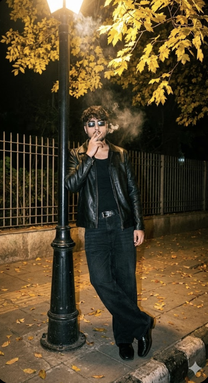 Smoking Man - AI Prompt