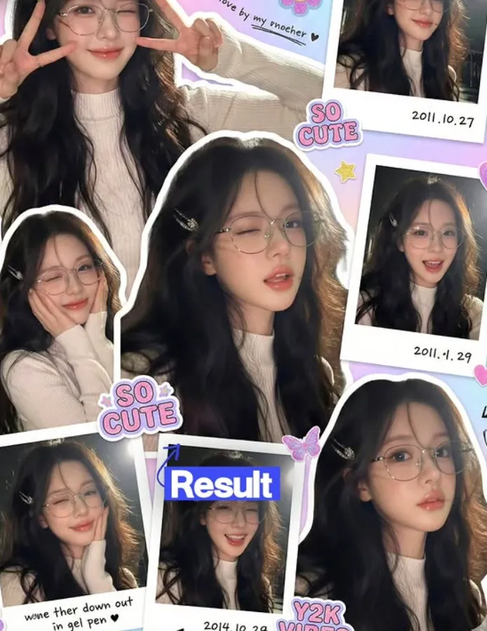 Y2K Scrapbook Collage Poster - AI Prompt